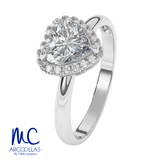 Anillo de oro amarillo 10k y 14k · con zirconia · modelo F3326