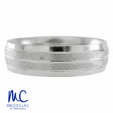 Argolla de matrimonio de oro amarillo 10k y 14k · 6 mm · estilo confort · acabado lustre/mate