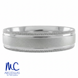 Argolla de matrimonio de oro amarillo 10k y 14k · 5 mm · estilo confort · acabado mate