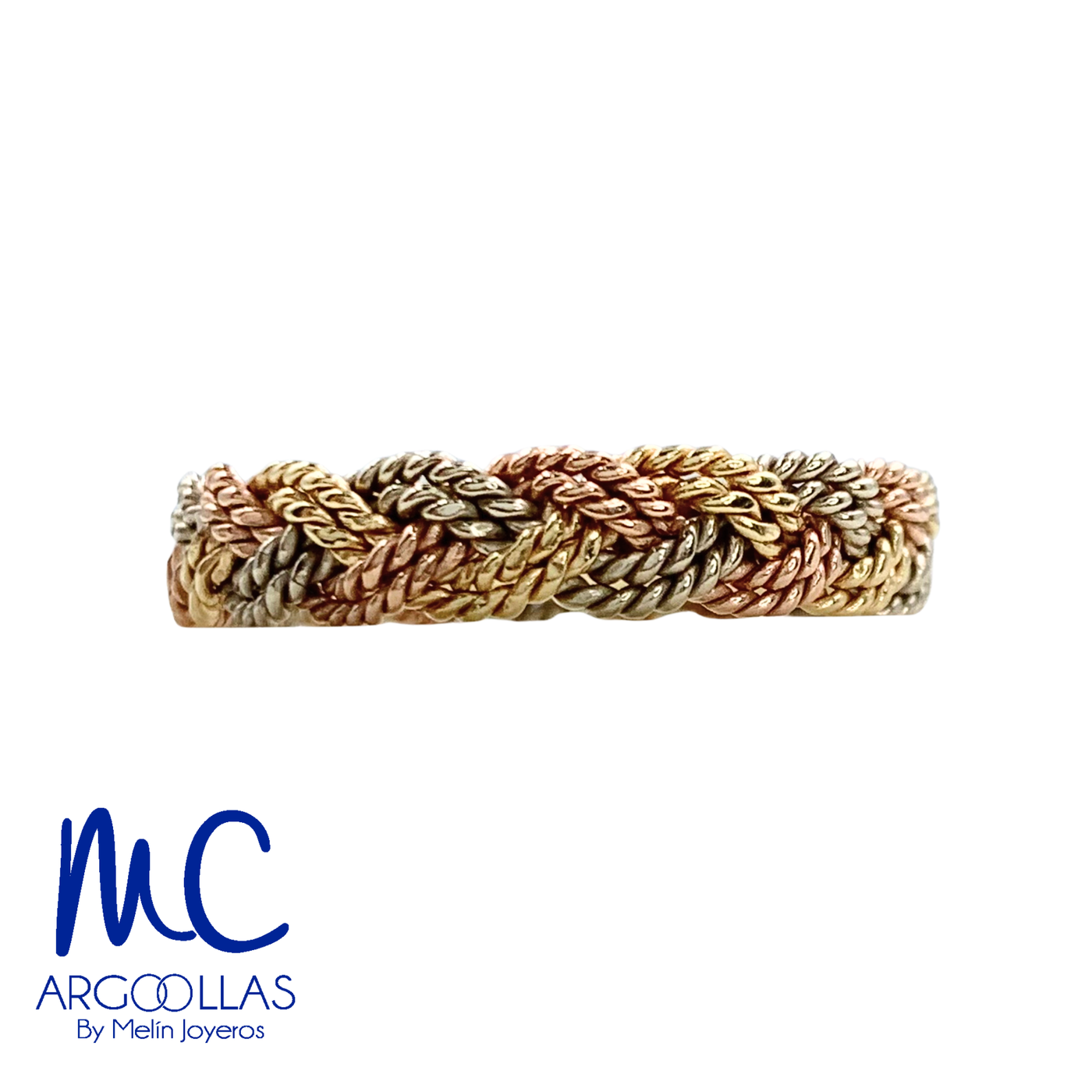 Argolla de matrimonio de oro amarillo 10k y 14k · 5 mm · estilo recto · acabado echo a mano