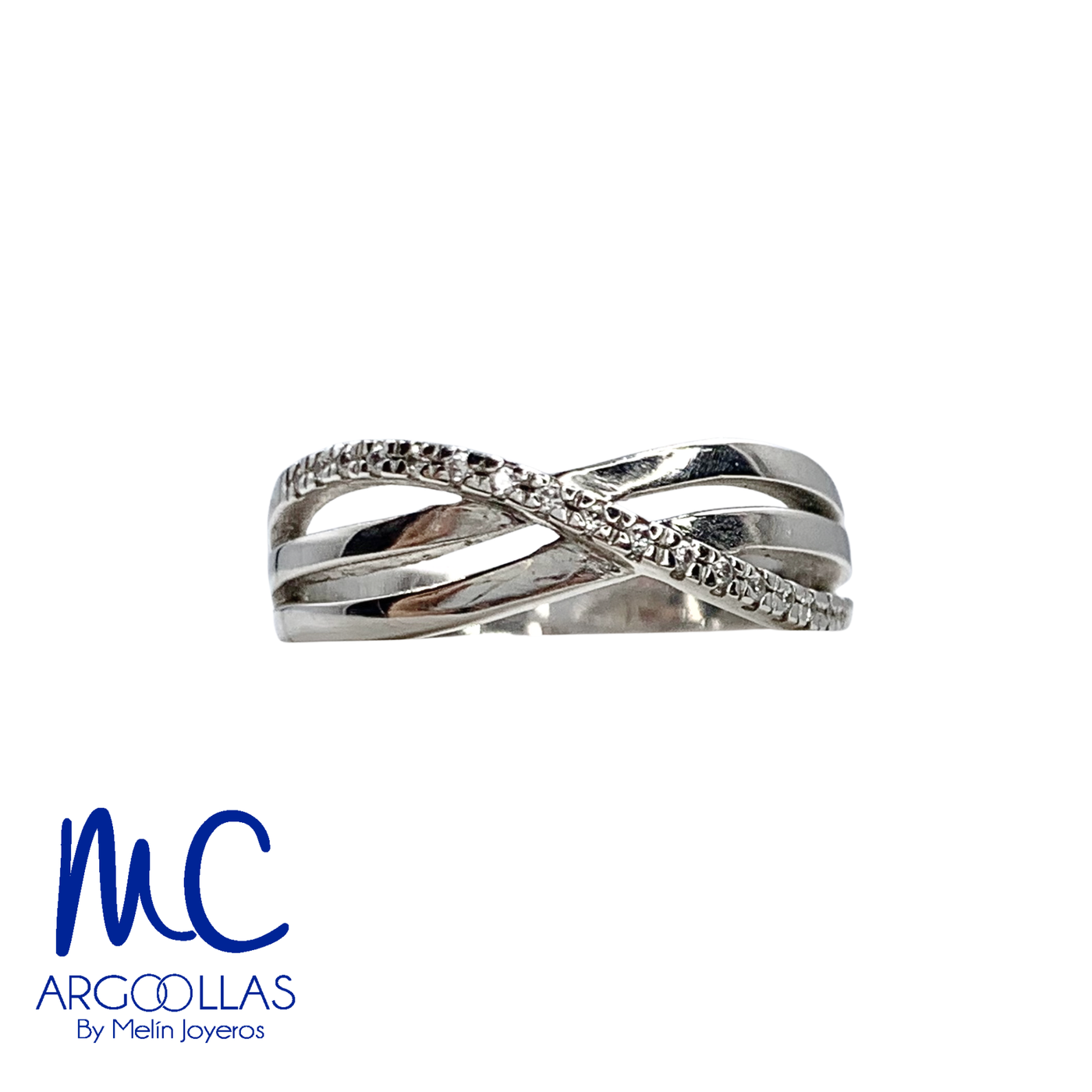 Argolla de matrimonio de oro amarillo 10k y 14k · 6 mm · estilo recta · con zirconia · modelo E327