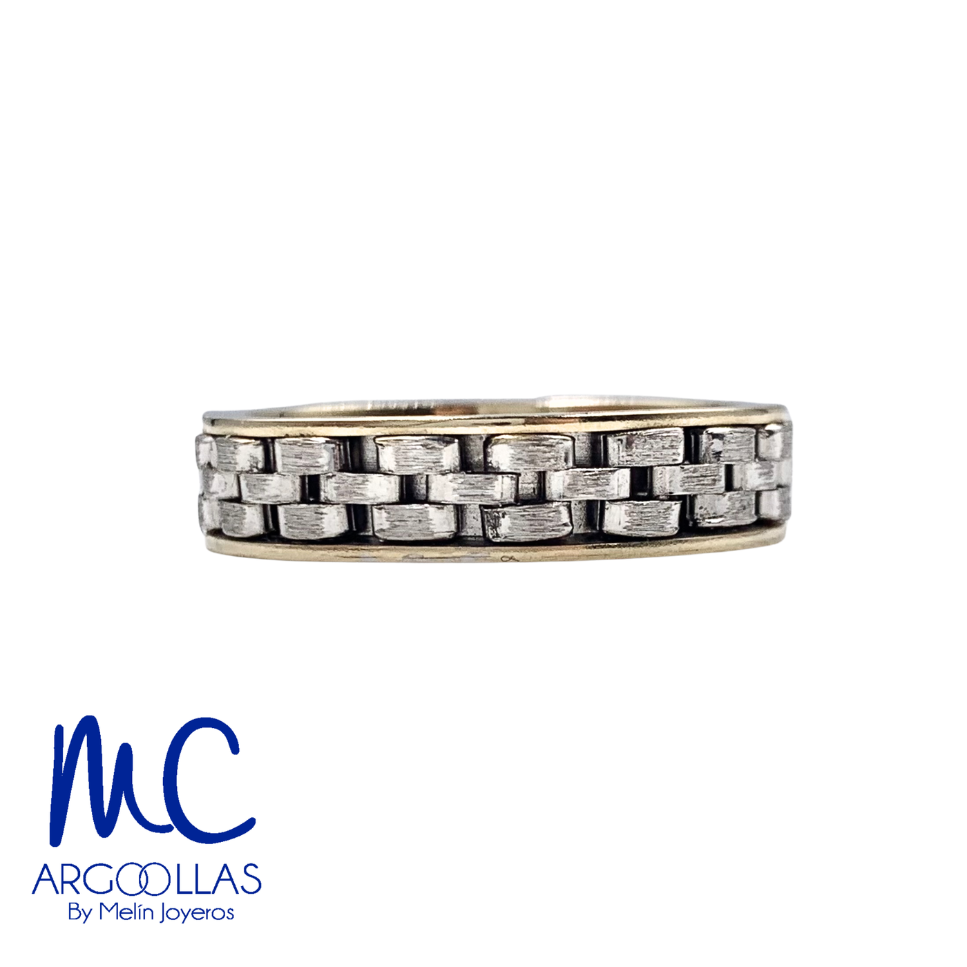 Argolla de matrimonio de oro amarillo 10k y 14k · 6 mm · estilo recto · acabado especial · modelo MA1524-5