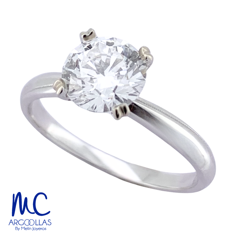 ANILLO DE COMPROMISO DIAMANTE DE LABORATORIO - 680511446