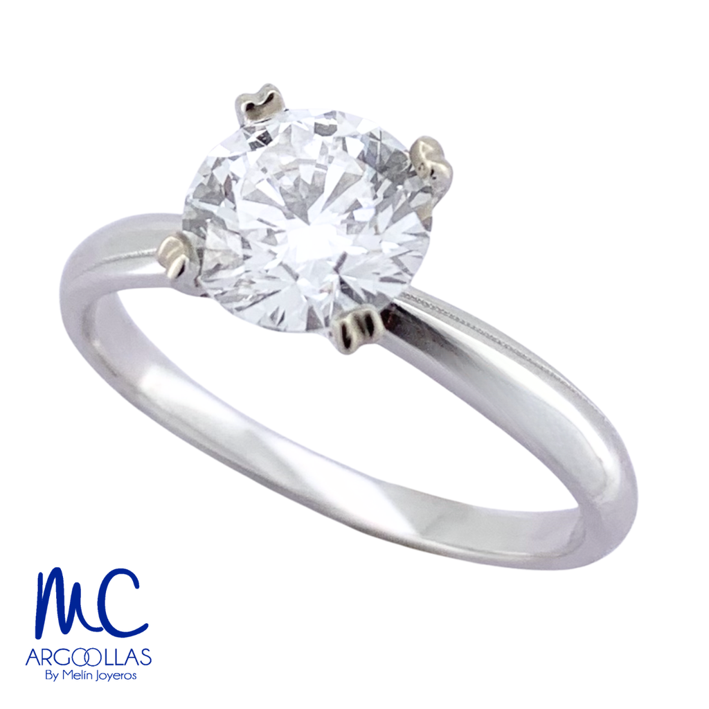 ANILLO DE COMPROMISO DIAMANTE DE LABORATORIO - 680511446