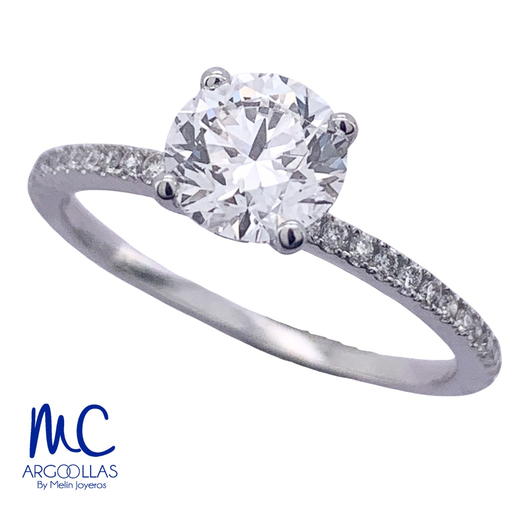 ANILLO DE COMPROMISO DIAMANTE DE LABORATORIO - 694595843