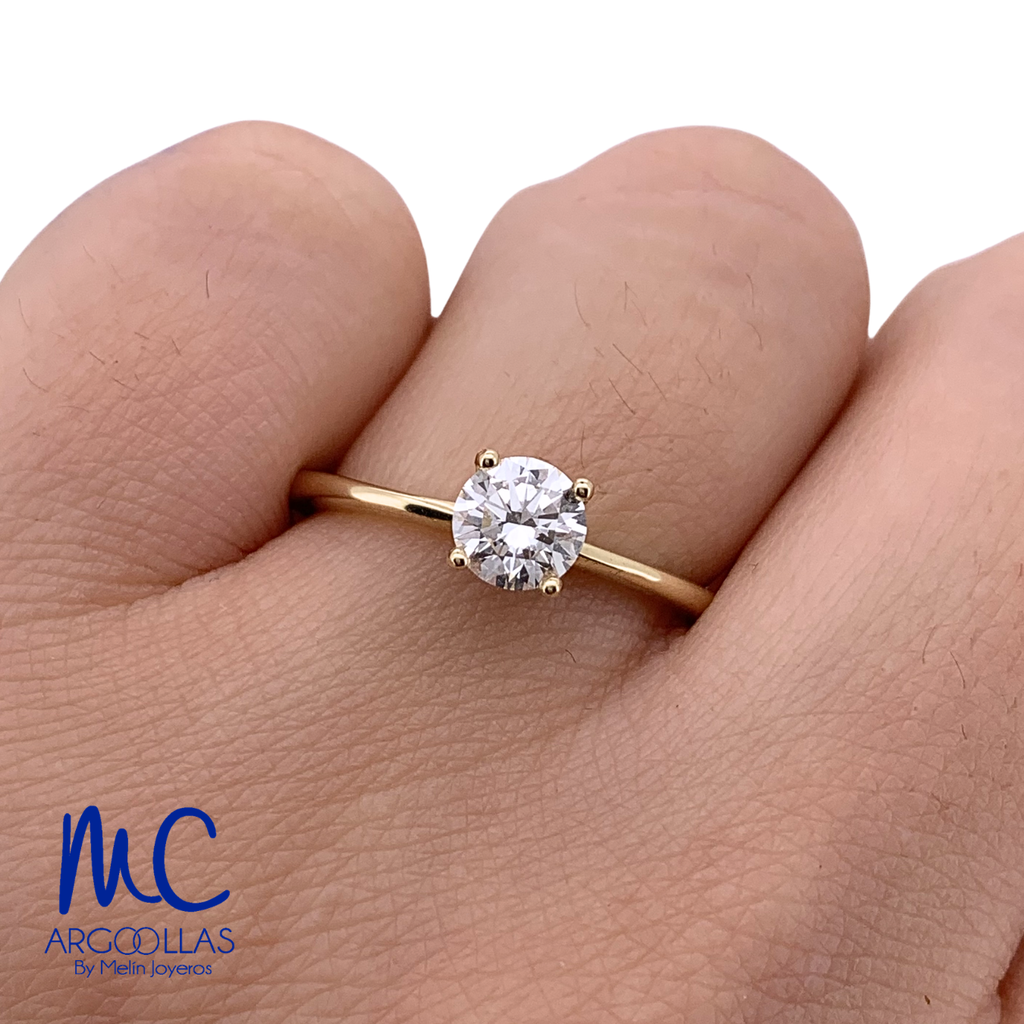 ANILLO DE COMPROMISO DIAMANTE DE LABORATORIO - 671448666