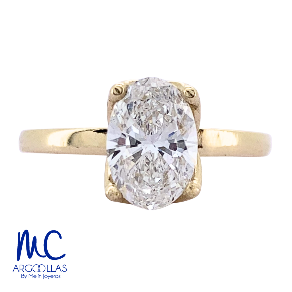 ANILLO DE COMPROMISO DIAMANTE DE LABORATORIO - 749557309