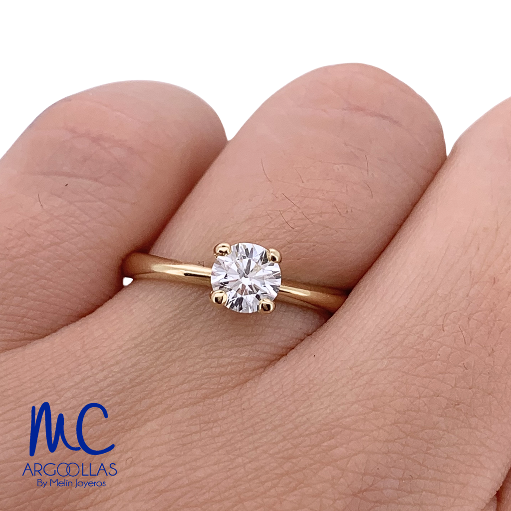 ANILLO DE COMPROMISO DIAMANTE DE LABORATORIO - 670413444
