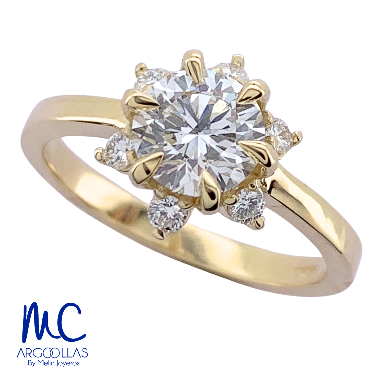 ANILLO DE COMPROMISO DIAMANTE DE LABORATORIO - 668440971