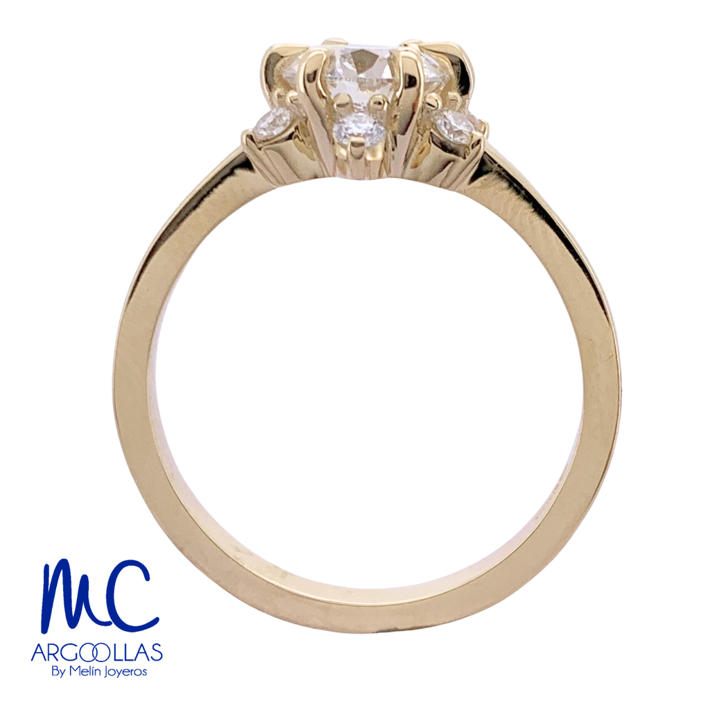 ANILLO DE COMPROMISO DIAMANTE DE LABORATORIO - 668440971