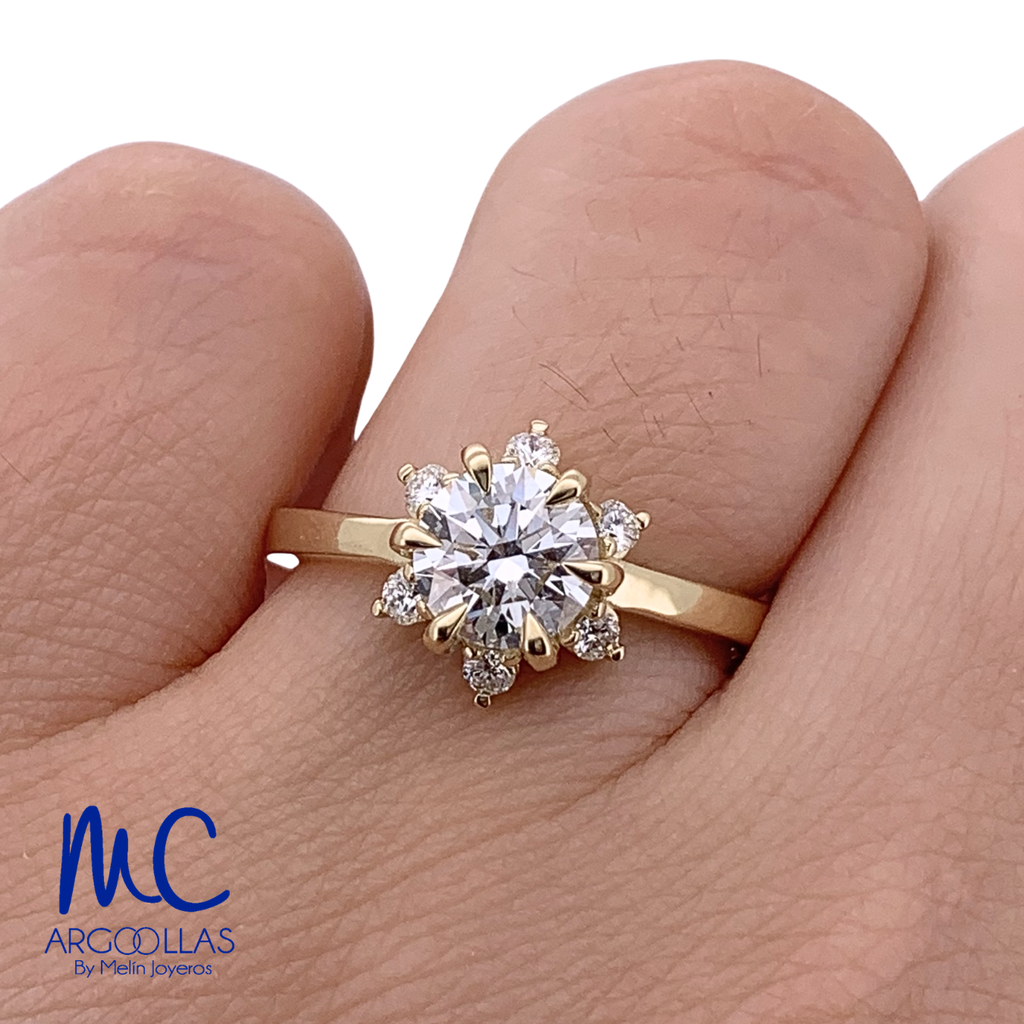 ANILLO DE COMPROMISO DIAMANTE DE LABORATORIO - 668440971