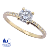 ANILLO DE COMPROMISO DIAMANTE DE LABORATORIO - 674520281