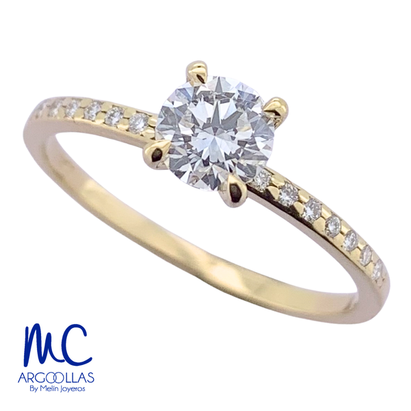 ANILLO DE COMPROMISO DIAMANTE DE LABORATORIO - 674520281