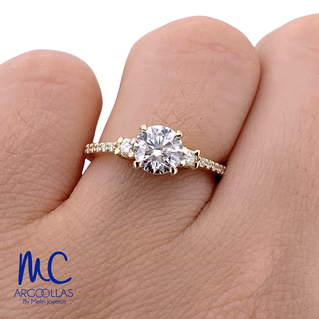 ANILLO DE COMPROMISO DIAMANTE DE LABORATORIO - 723533143