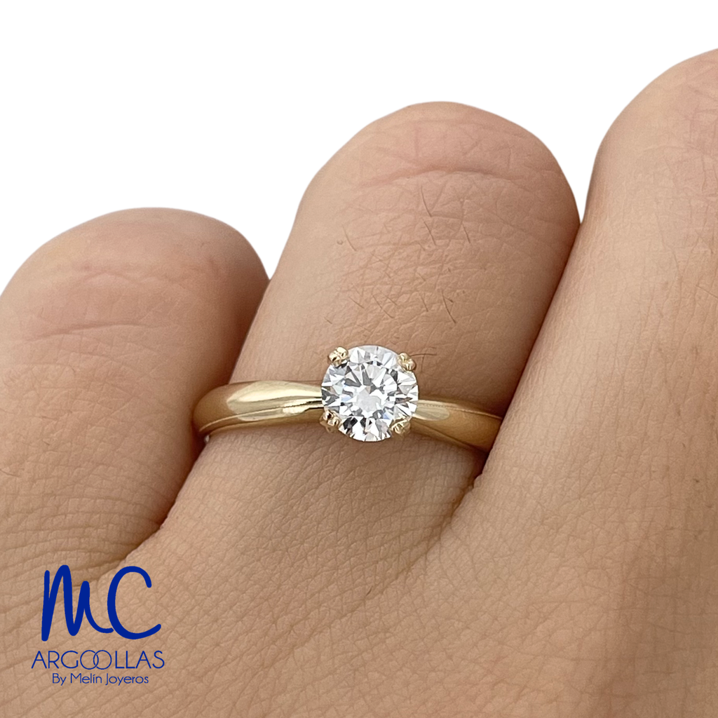 ANILLO DE COMPROMISO DIAMANTE DE LABORATORIO - 676501927