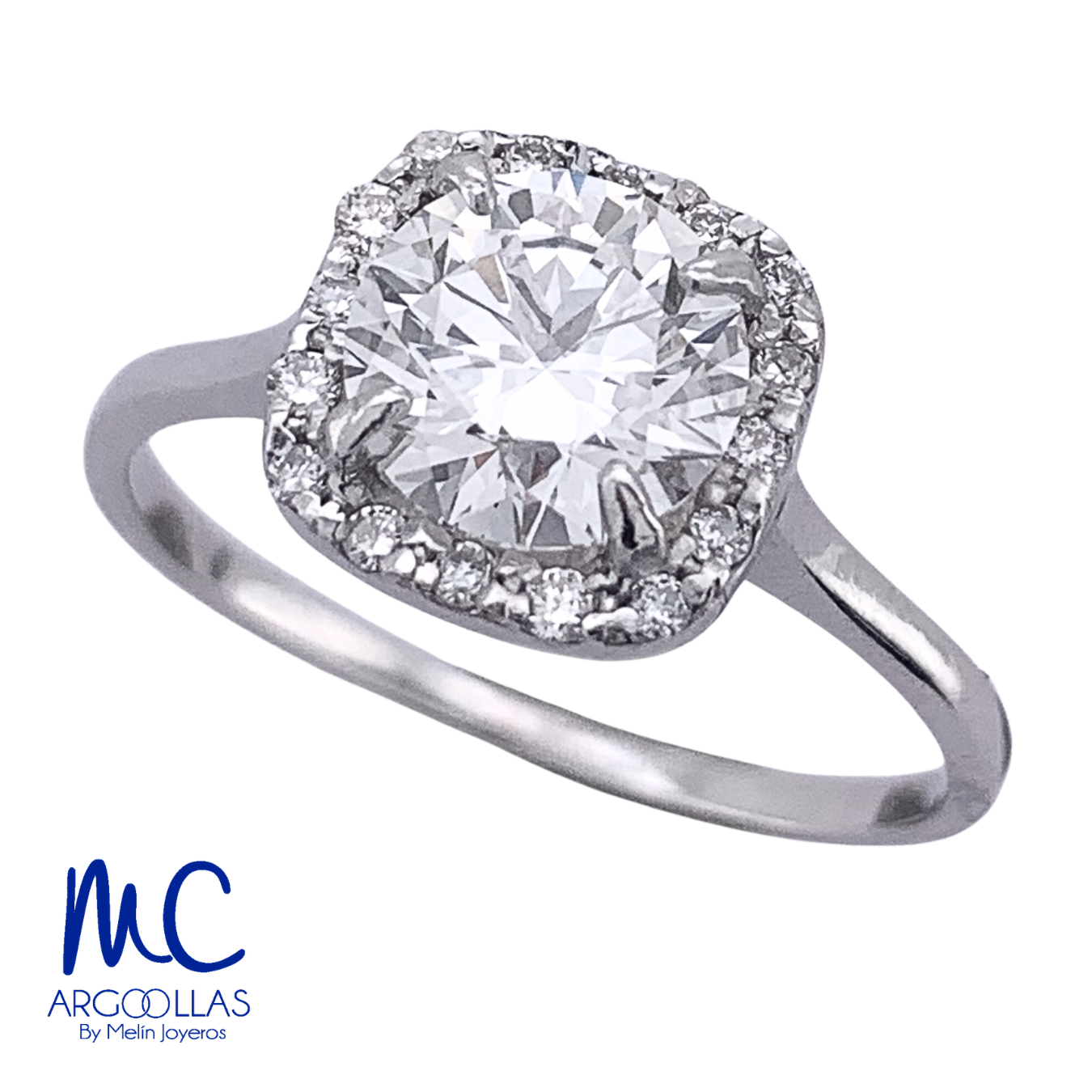 ANILLO DE COMPROMISO DIAMANTE DE LABORATORIO - 629443896