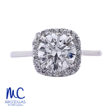 ANILLO DE COMPROMISO DIAMANTE DE LABORATORIO - 629443896