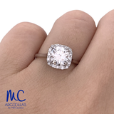 ANILLO DE COMPROMISO DIAMANTE DE LABORATORIO - 629443896