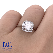 ANILLO DE COMPROMISO DIAMANTE DE LABORATORIO - 629443896