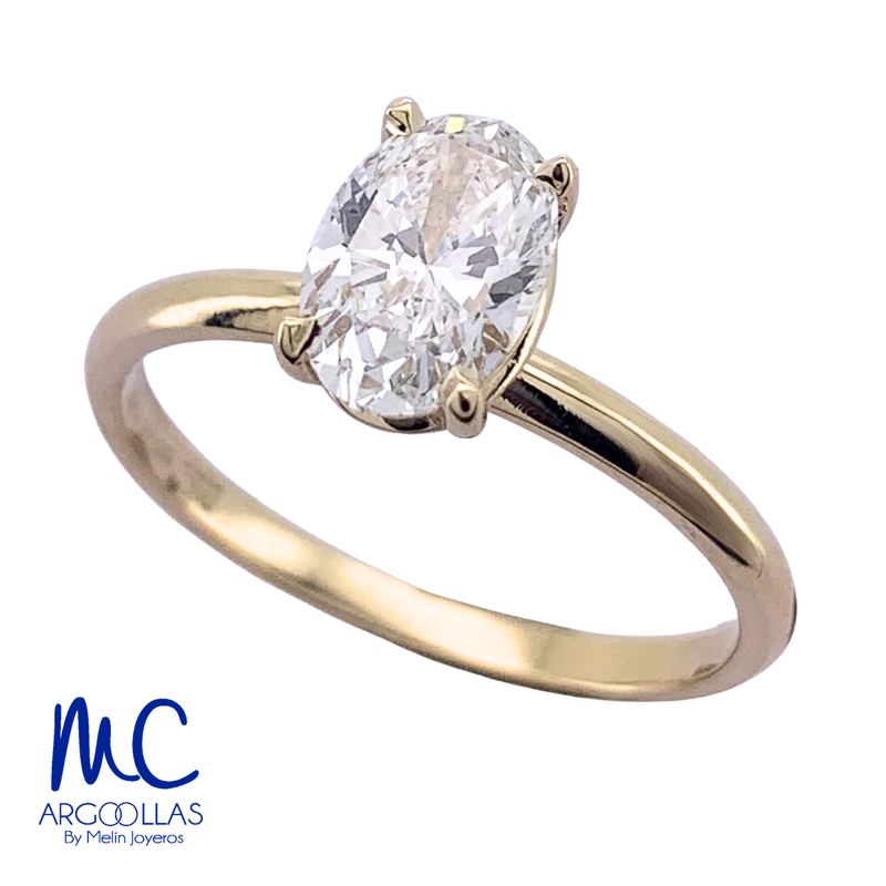 ANILLO DE COMPROMISO DIAMANTE DE LABORATORIO - 735530012