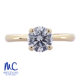 ANILLO DE COMPROMISO DIAMANTE DE LABORATORIO - 656490809