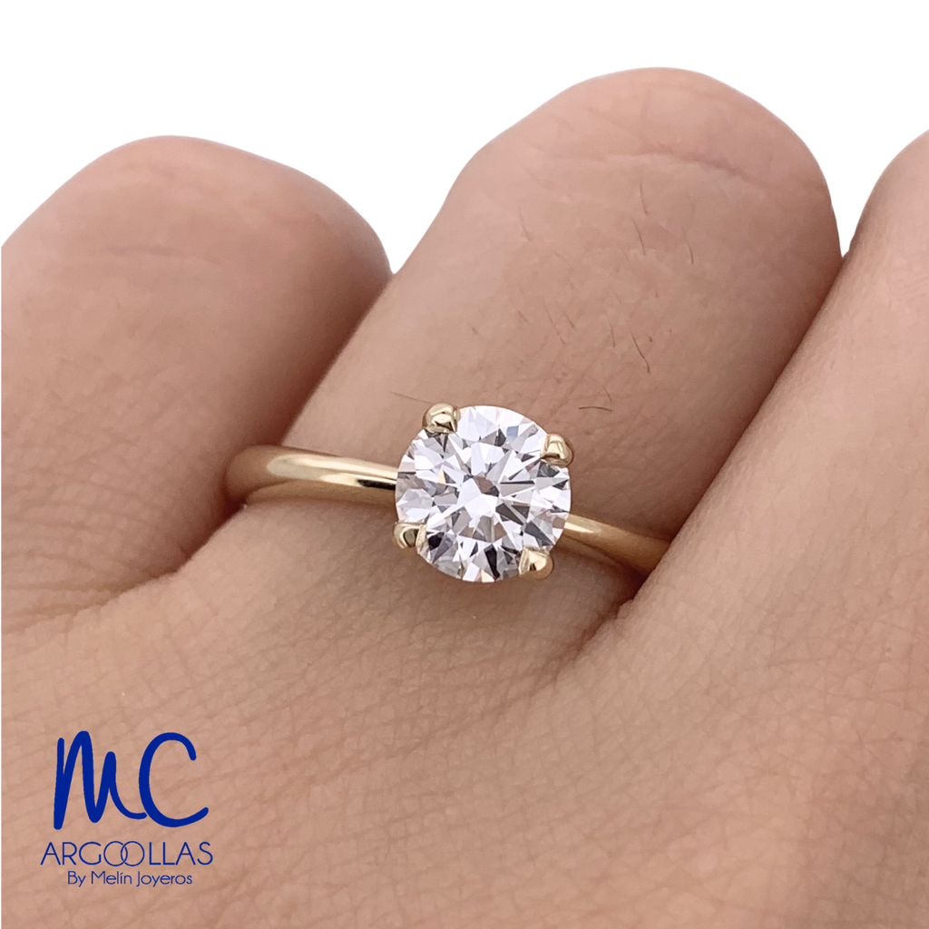 ANILLO DE COMPROMISO DIAMANTE DE LABORATORIO - 656490809