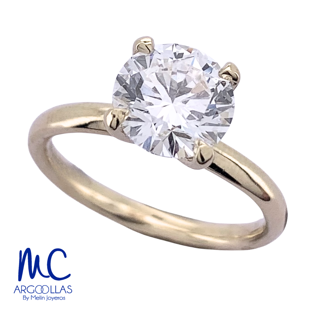 ANILLO DE COMPROMISO DIAMANTE DE LABORATORIO - 678520921