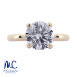 ANILLO DE COMPROMISO DIAMANTE DE LABORATORIO - 678520921