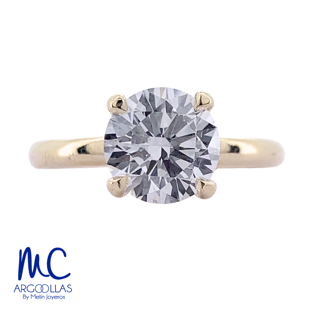 ANILLO DE COMPROMISO DIAMANTE DE LABORATORIO - 678520921