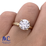 ANILLO DE COMPROMISO DIAMANTE DE LABORATORIO - 678520921