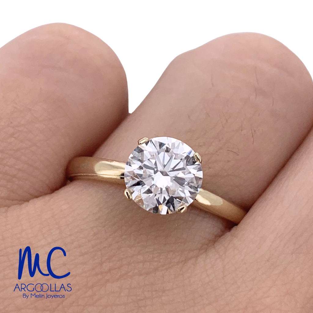 ANILLO DE COMPROMISO DIAMANTE DE LABORATORIO - 678566631