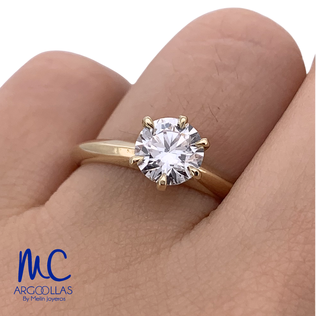ANILLO DE COMPROMISO DIAMANTE DE LABORATORIO - 691513121