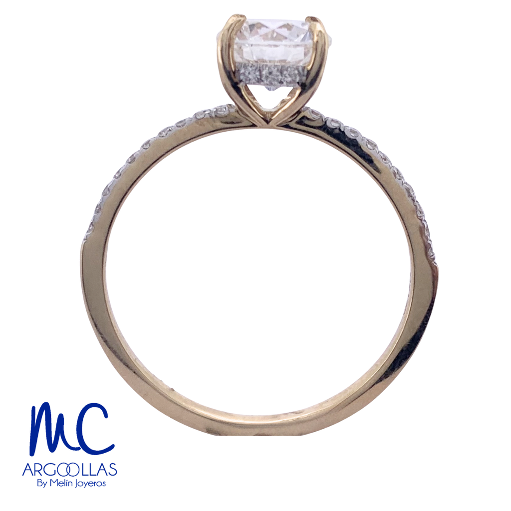 ANILLO DE COMPROMISO DIAMANTE DE LABORATORIO - 694595090
