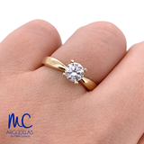 ANILLO DE COMPROMISO DIAMANTE DE LABORATORIO - 625452524