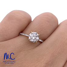 ANILLO DE COMPROMISO DIAMANTE DE LABORATORIO - 694595090