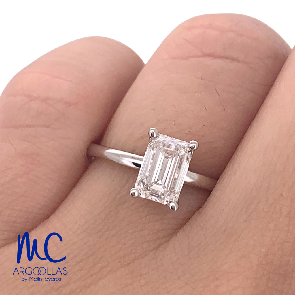 ANILLO DE COMPROMISO DIAMANTE DE LABORATORIO - SPR8007