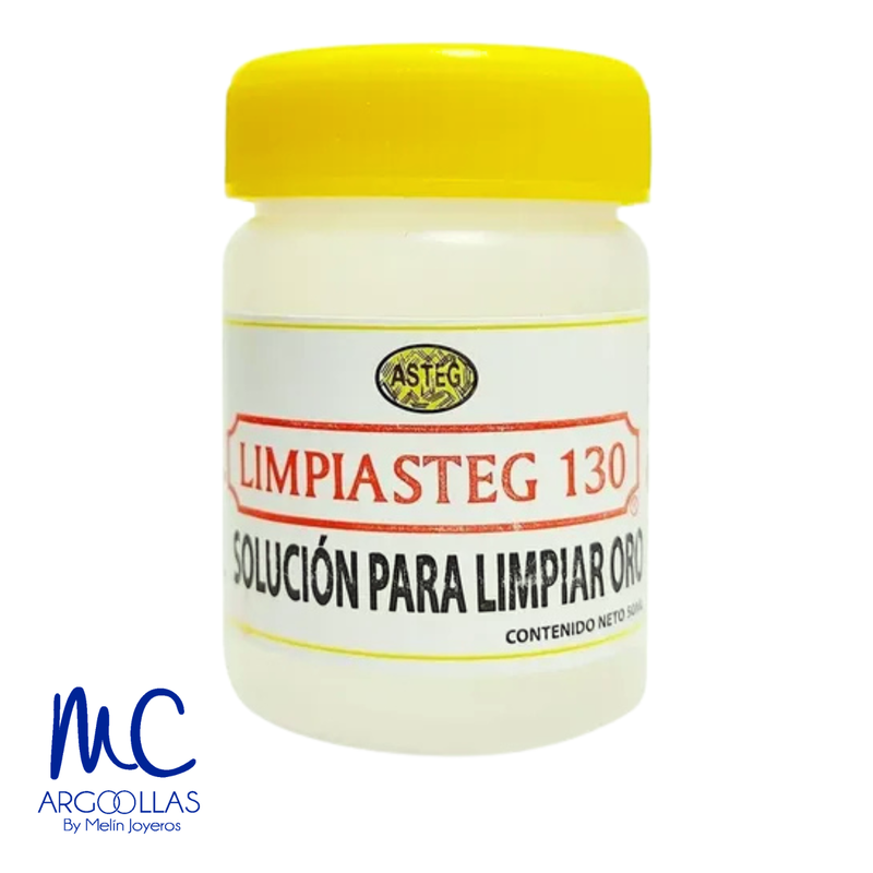 Líquido limpiador de oro