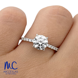 ANILLO DE COMPROMISO DIAMANTE DE LABORATORIO - 678566599