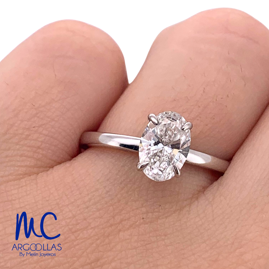 ANILLO DE COMPROMISO DIAMANTE DE LABORATORIO - SPR4979
