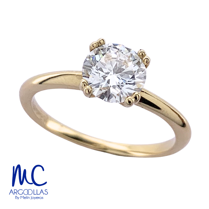 ANILLO DE COMPROMISO DIAMANTE DE LABORATORIO - 651425703