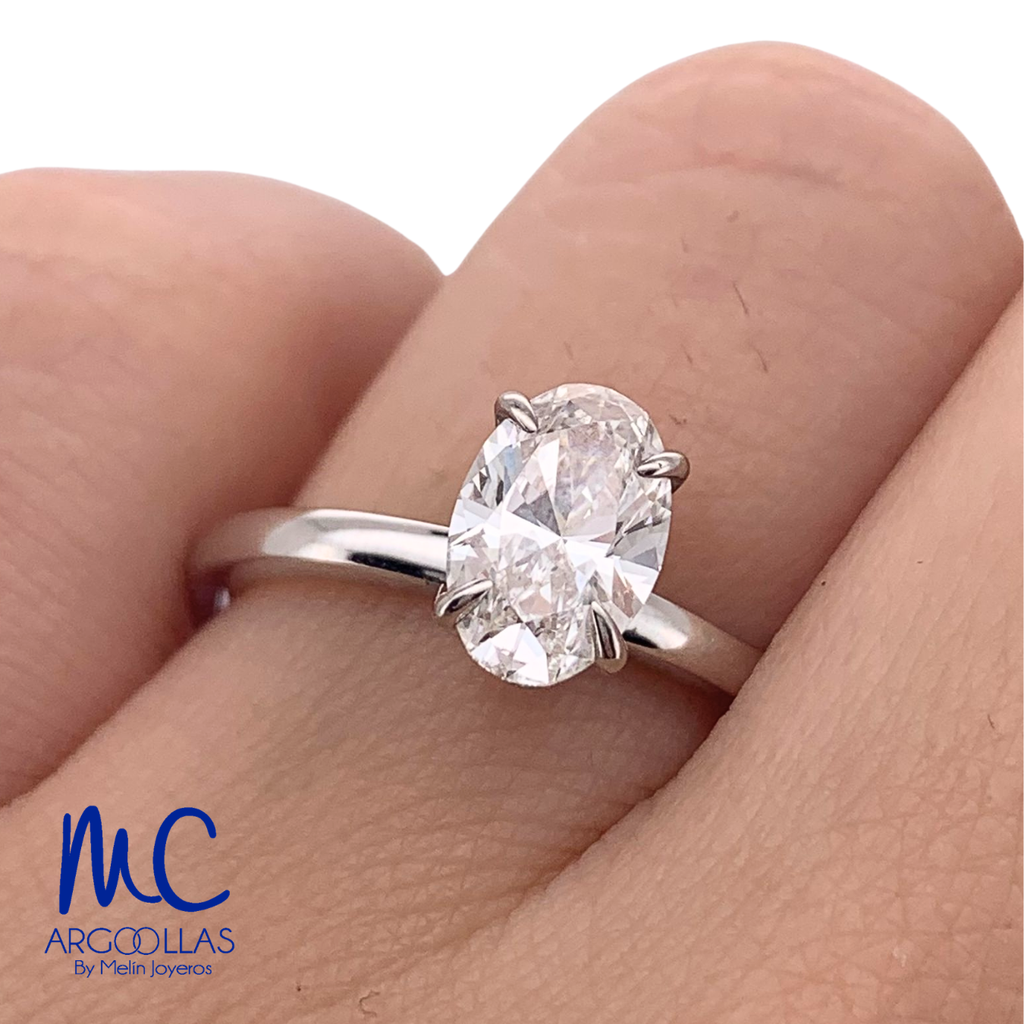 ANILLO DE COMPROMISO DIAMANTE DE LABORATORIO - SPR4997