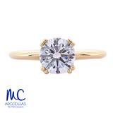 ANILLO DE COMPROMISO DIAMANTE DE LABORATORIO - 651425703