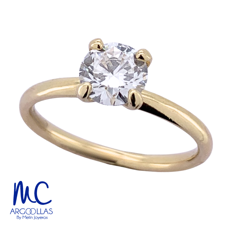ANILLO DE COMPROMISO DIAMANTE DE LABORATORIO - 694569314