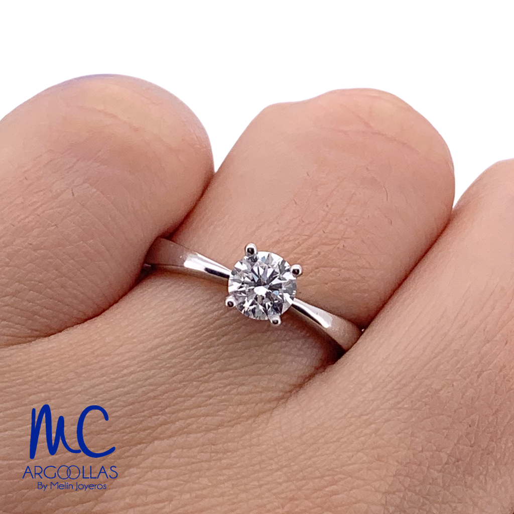 ANILLO DE COMPROMISO DIAMANTE DE LABORATORIO - 627452995