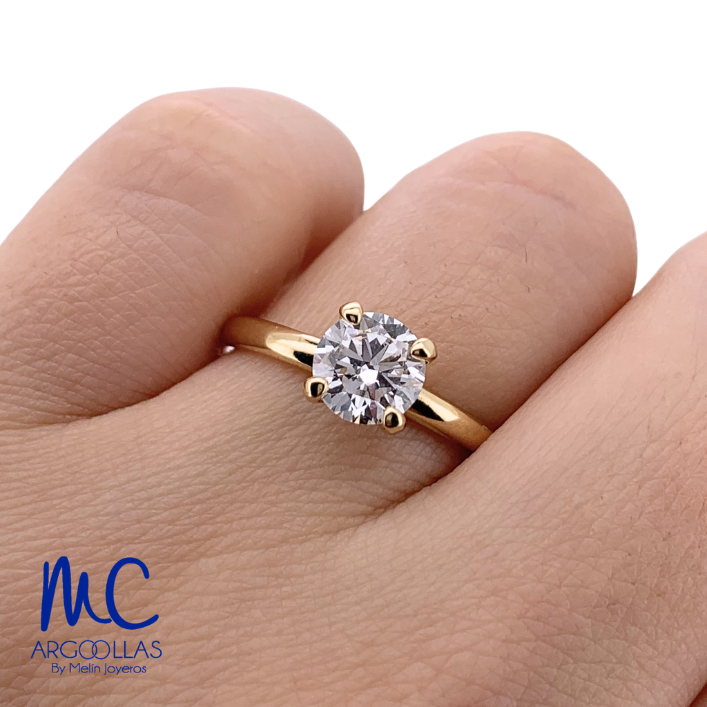 ANILLO DE COMPROMISO DIAMANTE DE LABORATORIO - 694569314