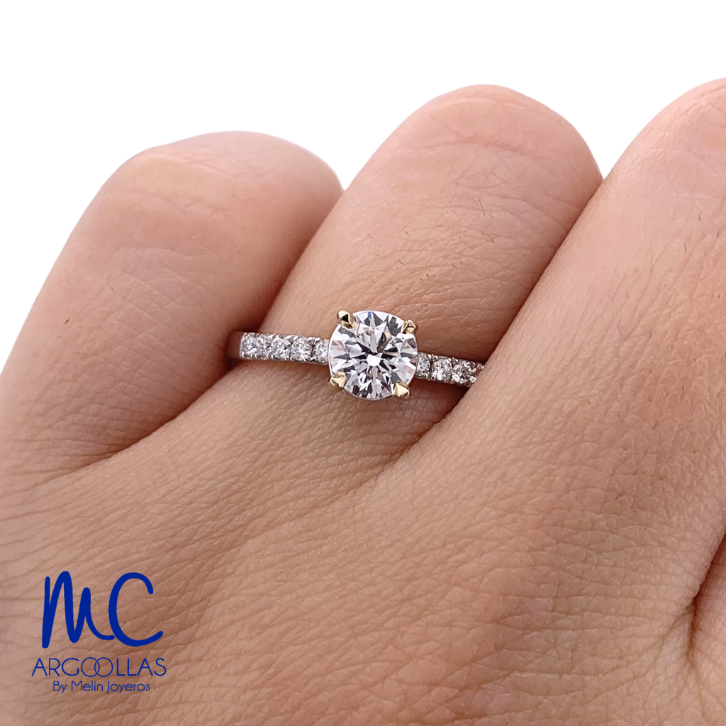 ANILLO DE COMPROMISO DIAMANTE DE LABORATORIO - 632438459