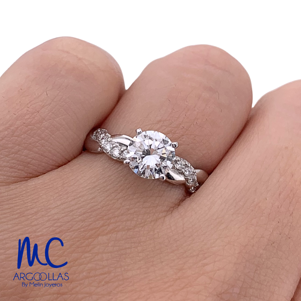 ANILLO DE COMPROMISO DIAMANTE DE LABORATORIO - 691513123