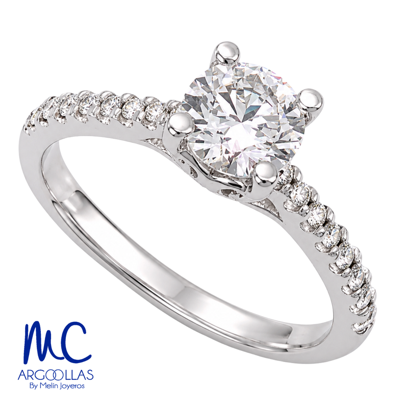 ANILLO DE COMPROMISO DIAMANTE DE LABORATORIO - 671448744