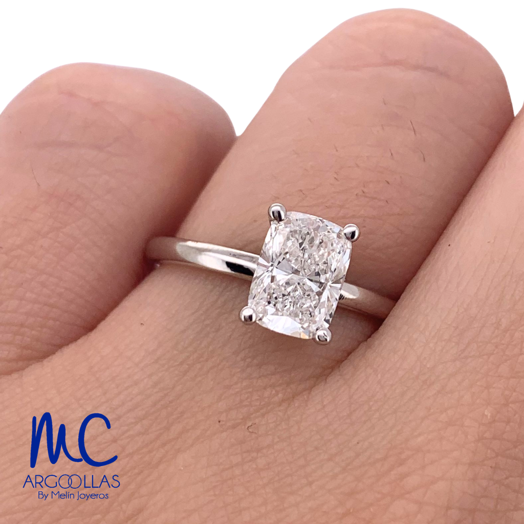 ANILLO DE COMPROMISO DIAMANTE DE LABORATORIO - SPR7935