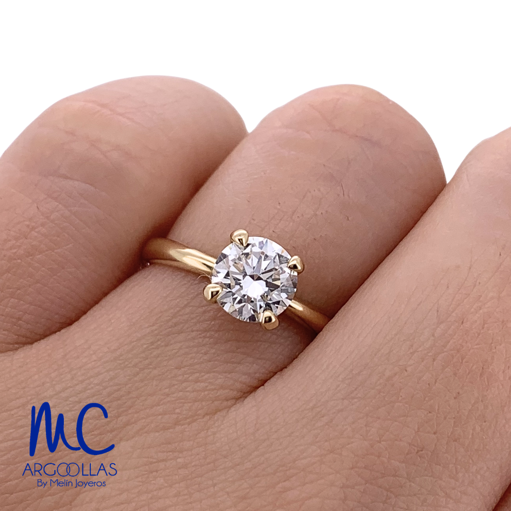 ANILLO DE COMPROMISO DIAMANTE DE LABORATORIO - 695503718